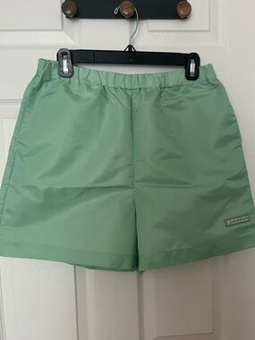 Sporty & Rich Bryn Nylon Mint Green Shorts